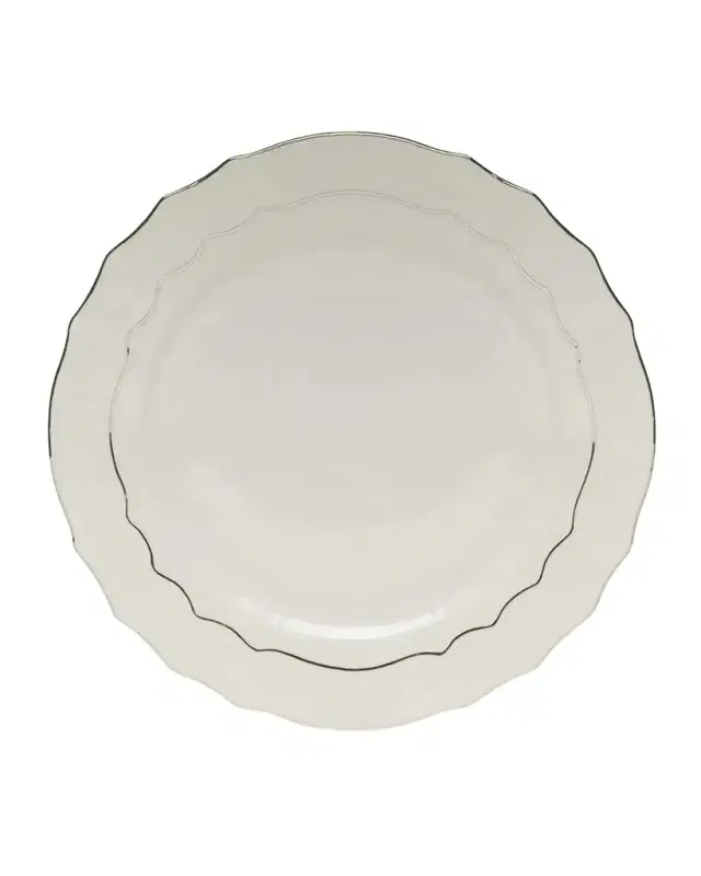 Herend Platinum Edge Service Plate