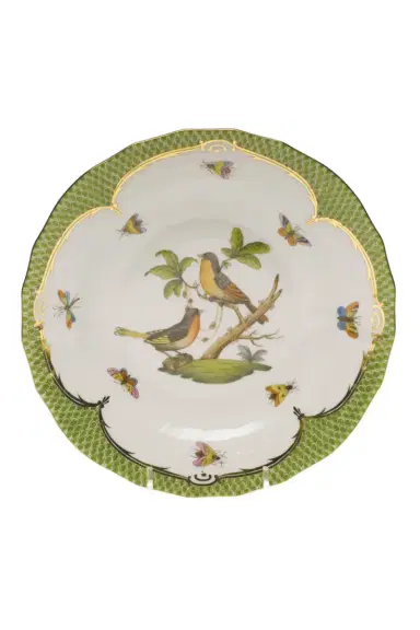 Herend Rothschild Bird Green Motif 08 Dessert Plate | Thumbnail 2