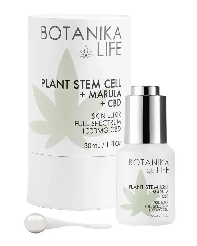 Botanika Life Plant Stem Cell + Marula + CBD Skin Elixir, 1 oz.