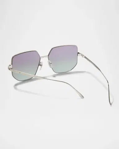 Cartier Oversized Square Metal Sunglasses | Thumbnail 2