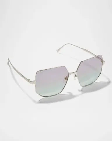 Cartier Oversized Square Metal Sunglasses | Thumbnail 3