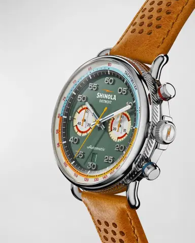 Shinola Men's Limited-Edition Canfield Speedway Automatic Chronograph Watch, 44mm | Thumbnail 2