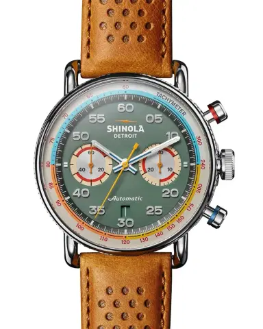 Shinola Men's Limited-Edition Canfield Speedway Automatic Chronograph Watch, 44mm | Thumbnail 1