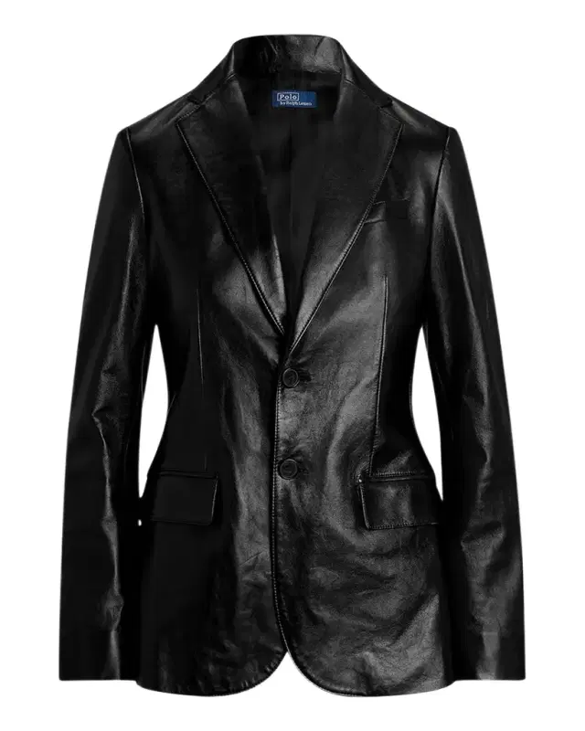 Polo Ralph Lauren Lambskin Leather Blazer