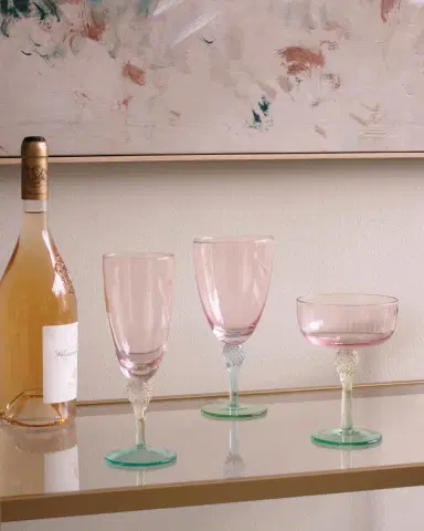Beatriz Ball Aquarelle 12 oz. Wine/All Purpose Glasses, Set of 4 | Thumbnail 3