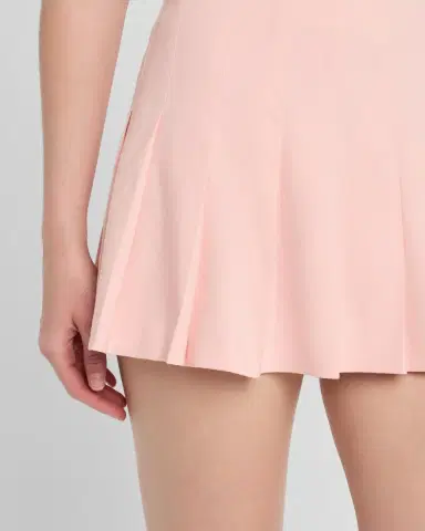 Alice + Olivia Carter Low-Rise Pleated Mini Skirt | Thumbnail 5