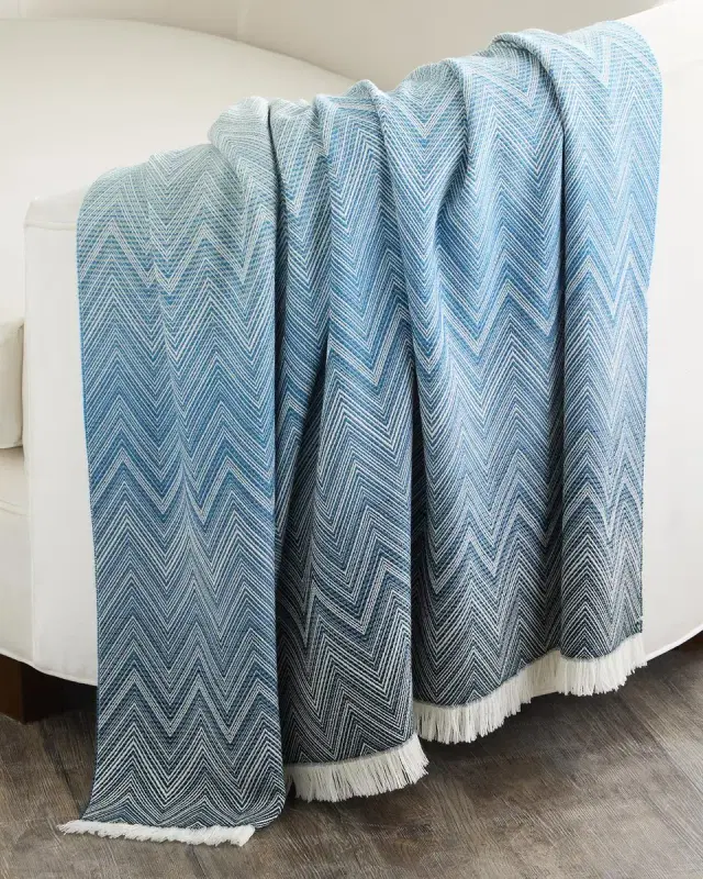Missoni Home Ciro Wool Throw, 51.2" x 75"