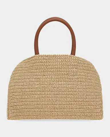 Ferragamo Hug Medium Gancini Raffia Top Handle Bag | Thumbnail 3 Ferragamo Hug Medium Gancini Raffia Top Handle Bag | Thumbnail 3