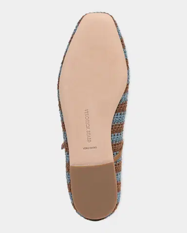 Veronica Beard Ellie Crochet Mary Jane Ballerina Flats | Thumbnail 5