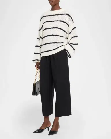 Lisa Yang The Sabelle Stripes Cashmere-Silk Sweater | Thumbnail 2