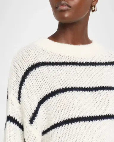 Lisa Yang The Sabelle Stripes Cashmere-Silk Sweater | Thumbnail 5