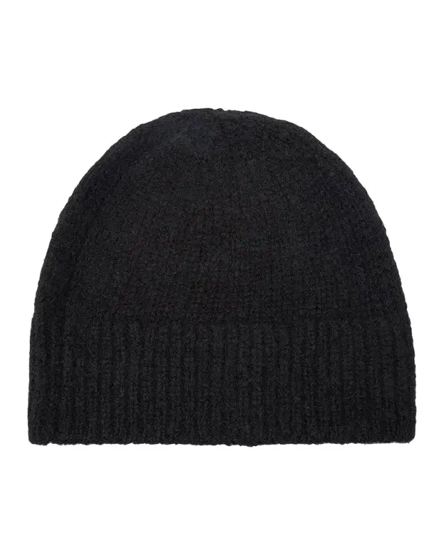 Dries Van Noten Men's Moss Wool Ribbed Beanie Hat