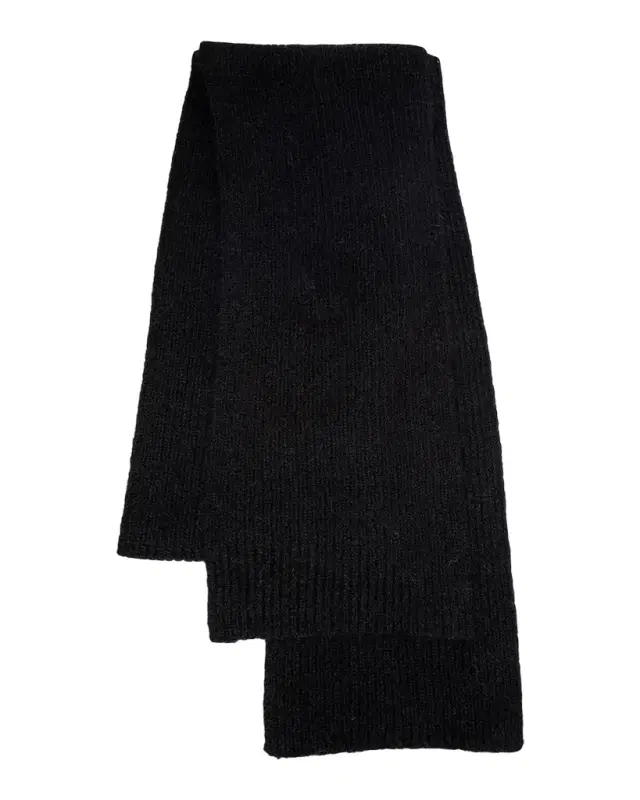 Dries Van Noten Men's Moyson Wool Ribbed Scarf