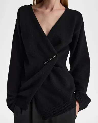 RÓHE Off-Shoulder Wrap Cardigan | Thumbnail 5 RÓHE Off-Shoulder Wrap Cardigan | Thumbnail 5