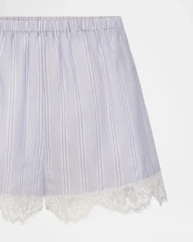 Frame The Stripe Lace Shorts | Thumbnail 9 Frame The Stripe Lace Shorts | Thumbnail 9