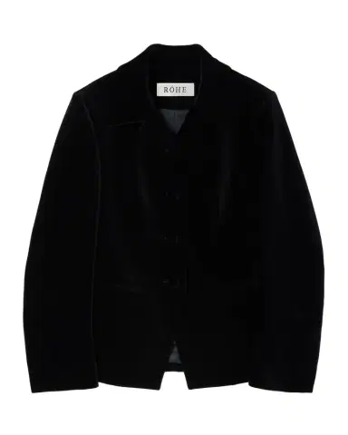 RÓHE Classic Fitted Velvet Jacket | Thumbnail 1