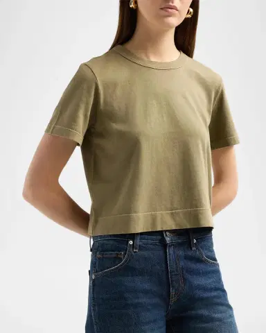 Frame The Boxy Cotton T-Shirt | Thumbnail 4