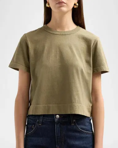 Frame The Boxy Cotton T-Shirt | Thumbnail 5