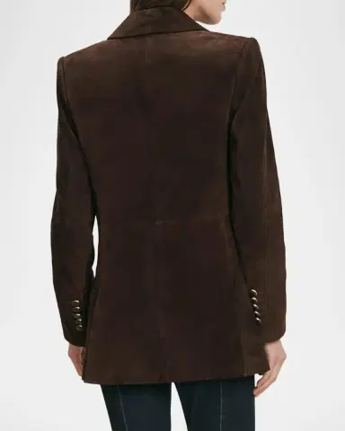 Veronica Beard Maci Suede Dickey Jacket | Thumbnail 3 Veronica Beard Maci Suede Dickey Jacket | Thumbnail 3
