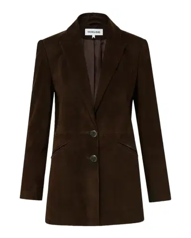 Veronica Beard Maci Suede Dickey Jacket | Thumbnail 1 Veronica Beard Maci Suede Dickey Jacket | Thumbnail 1