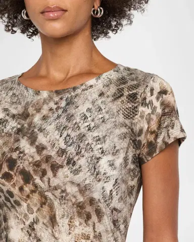 Ramy Brook Kate Python T-Shirt | Thumbnail 5 Ramy Brook Kate Python T-Shirt | Thumbnail 5