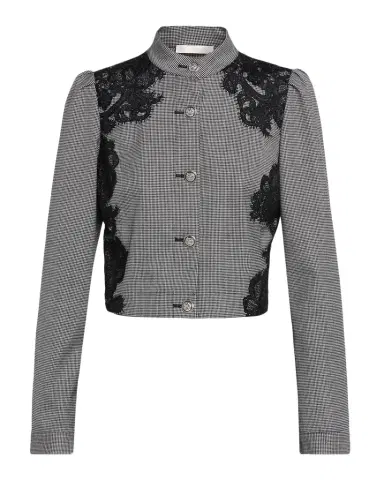 Ramy Brook Elsa Lace Houndstooth Jacket | Thumbnail 1 Ramy Brook Elsa Lace Houndstooth Jacket | Thumbnail 1