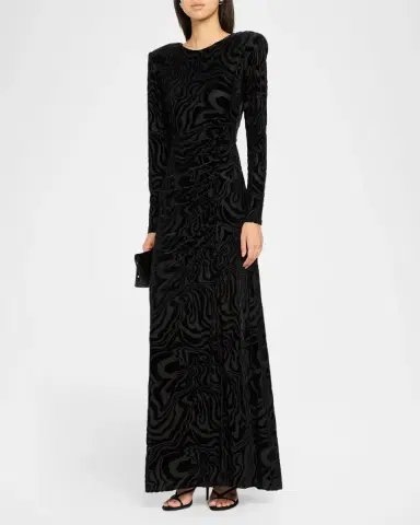 Ramy Brook April Devoré Velvet Maxi Dress | Thumbnail 4 Ramy Brook April Devoré Velvet Maxi Dress | Thumbnail 4