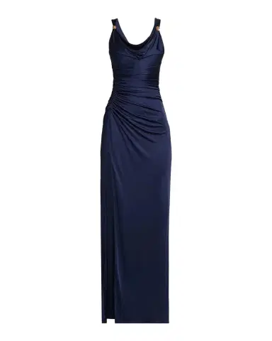 Versace Draped Sleeveless Gown | Thumbnail 1