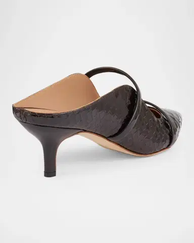 Malone Souliers 45mm Maureen Croc-Embossed Leather Mules | Thumbnail 2 Malone Souliers 45mm Maureen Croc-Embossed Leather Mules | Thumbnail 2