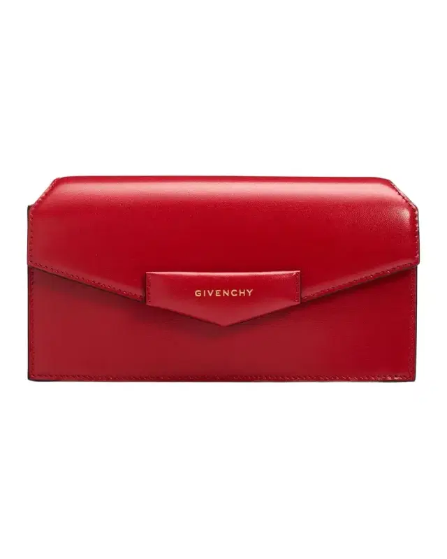Givenchy Antigona Box Leather Wallet on Chain