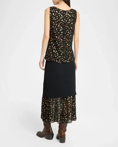 Dries Van Noten Floral Embellished Scoop-Neck Tank Top | Thumbnail 3