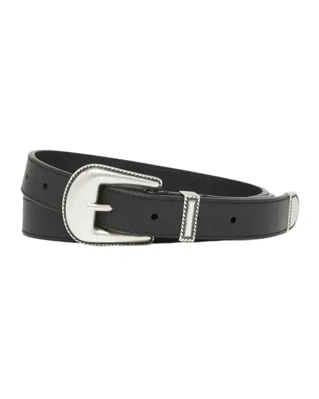AMIRI Men's Western Belt in Smooth Leather