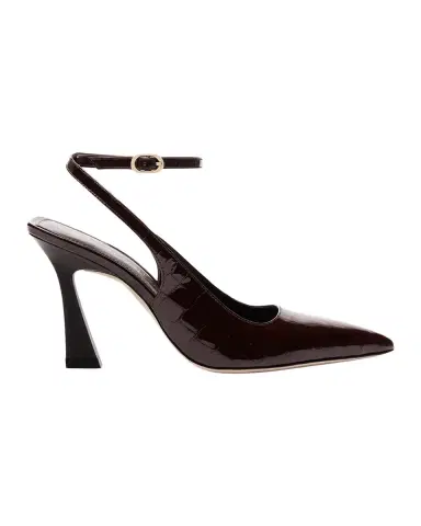 Stuart Weitzman 85mm Vinnie Patent Leather Ankle-Strap Pumps | Thumbnail 3