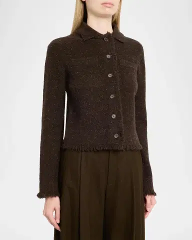 RAILS Donegal-Style Cashmere Button-Front Cardigan | Thumbnail 4