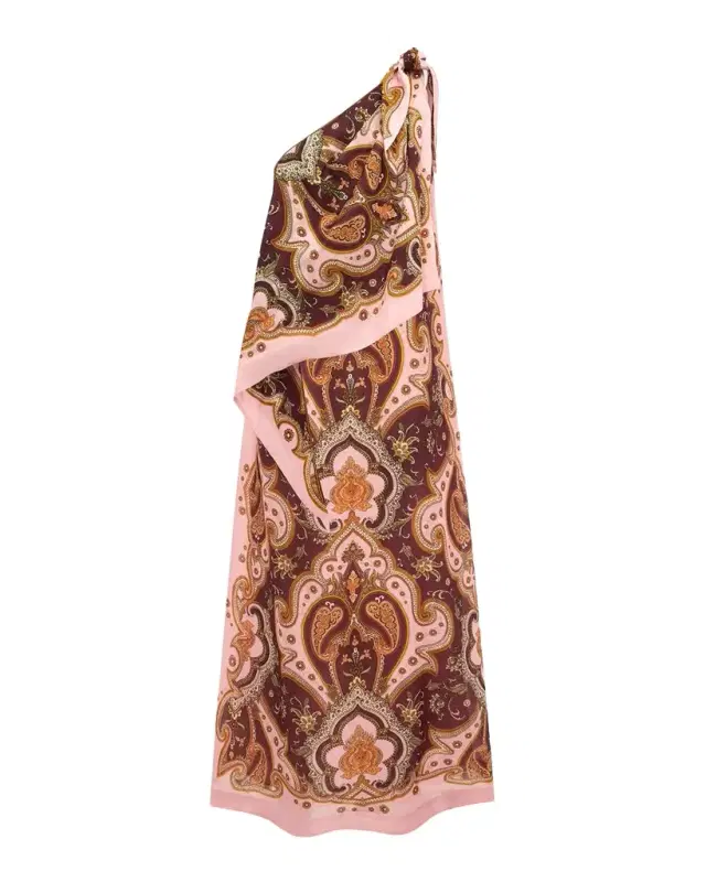 ALÉMAIS Porter Asymmetric Maxi Dress
