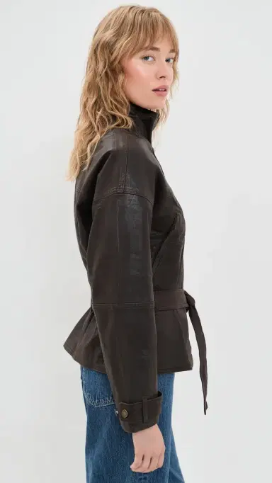 Ramy Brook Coated Robin Jacket | Thumbnail 4 Ramy Brook Coated Robin Jacket | Thumbnail 4