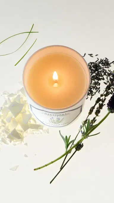 Carriere Freres Lavender Candle No Color | Thumbnail 3