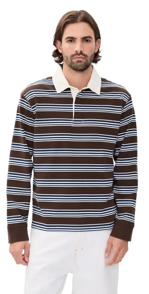 Corridor Mini Stripe Rugby Polo