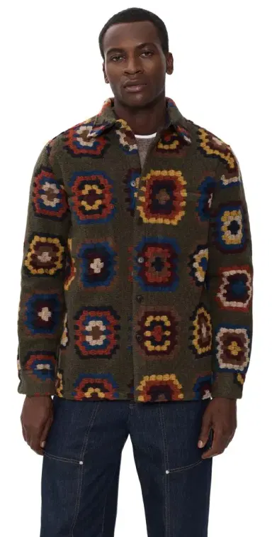 Portuguese Flannel Grandma's Quilt Shacket | Thumbnail 1
