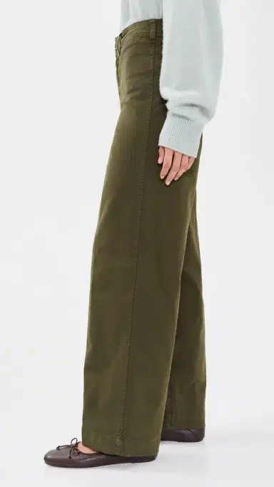Alex Mill Wide Leg Trousers In Cotton Twill | Thumbnail 4 Alex Mill Wide Leg Trousers In Cotton Twill | Thumbnail 4