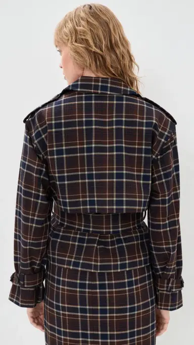 Favorite Daughter The Cropped Charles Trench Coat | Thumbnail 3 Favorite Daughter The Cropped Charles Trench Coat | Thumbnail 3