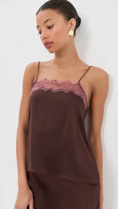 Sablyn Haya Square Neck Silk Cami | Thumbnail 2 Sablyn Haya Square Neck Silk Cami | Thumbnail 2