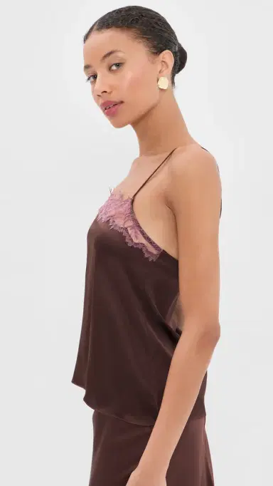 Sablyn Haya Square Neck Silk Cami | Thumbnail 4 Sablyn Haya Square Neck Silk Cami | Thumbnail 4