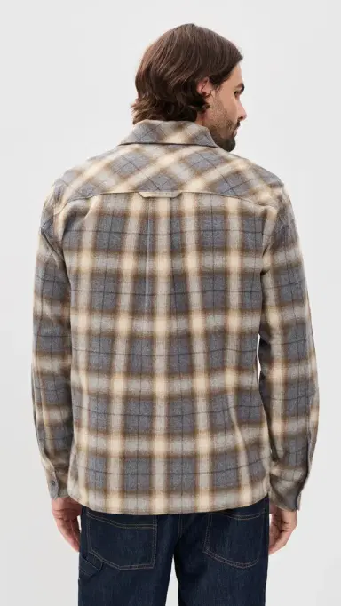 Citizens of Humanity Cairo Cascade Plaid Flannel Shirt | Thumbnail 3