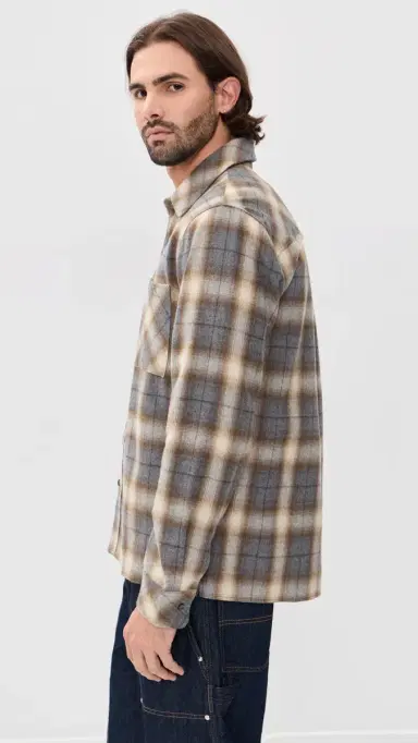 Citizens of Humanity Cairo Cascade Plaid Flannel Shirt | Thumbnail 4