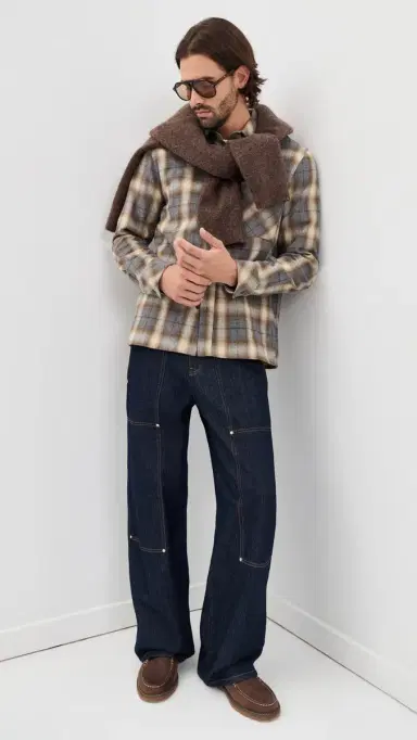 Citizens of Humanity Cairo Cascade Plaid Flannel Shirt | Thumbnail 5