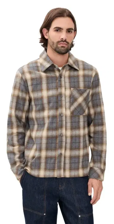Citizens of Humanity Cairo Cascade Plaid Flannel Shirt | Thumbnail 1