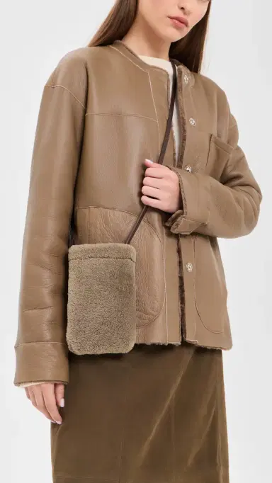 Jenni Kayne Yves Shearling Pouch | Thumbnail 3