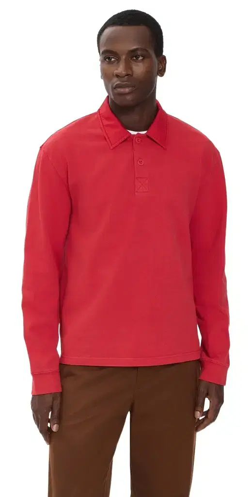 Alex Mill Garment Dyed Rugby Shirt