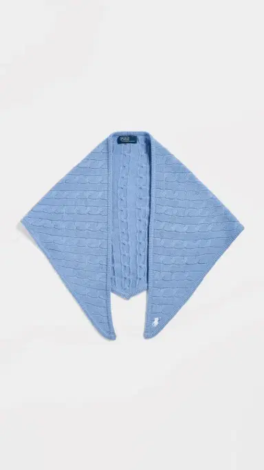 Polo Ralph Lauren Cable Triangle Scarf | Thumbnail 2 Polo Ralph Lauren Cable Triangle Scarf | Thumbnail 2